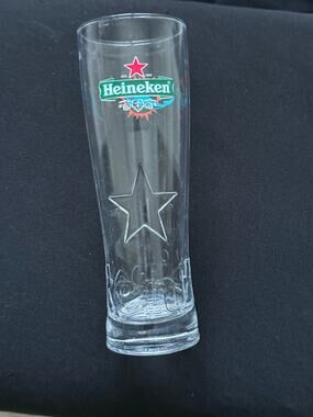 Heineken x Miami Dolphins Tumbler Glass Rare Co-Branded NFL Beer Glass